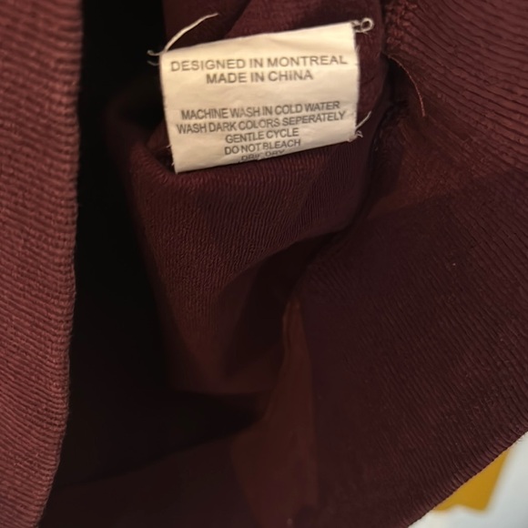 Red Crewneck Sweater with Ribbed Collar - Picture 8 of 16